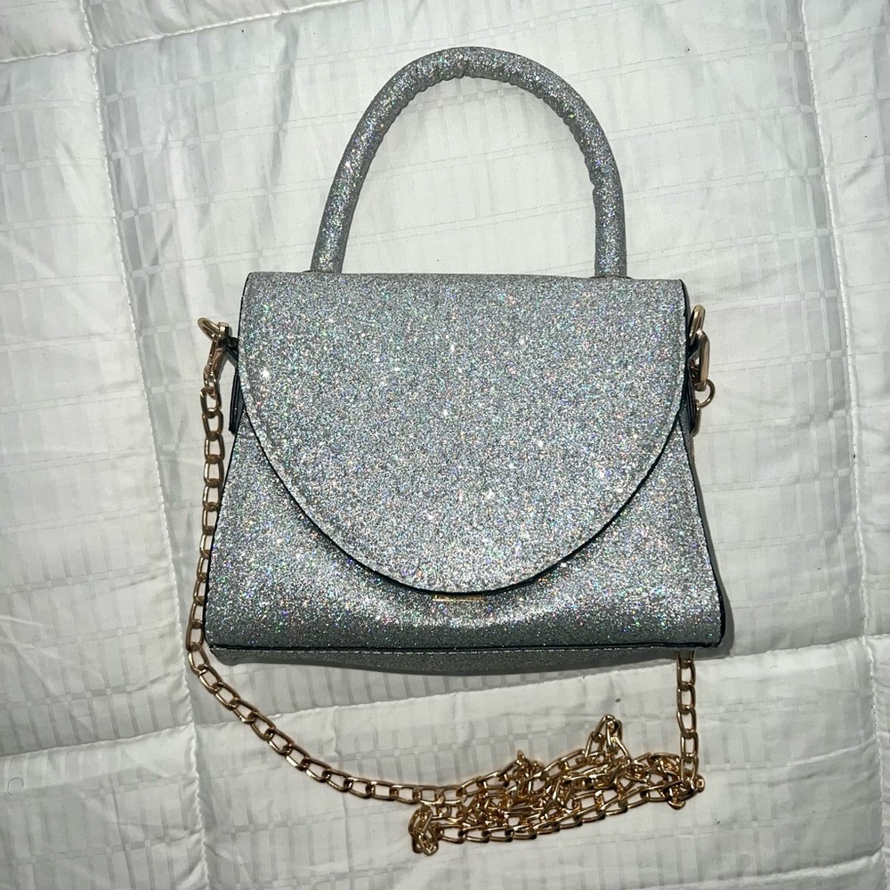 Silver Mini Bag
